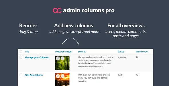 Admin Columns Pro – Pods Addon