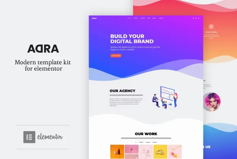 Adra – Modern & Creative Elementor Template