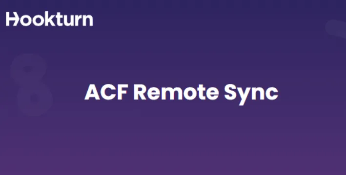 Advanced Custom Fields: Remote Sync