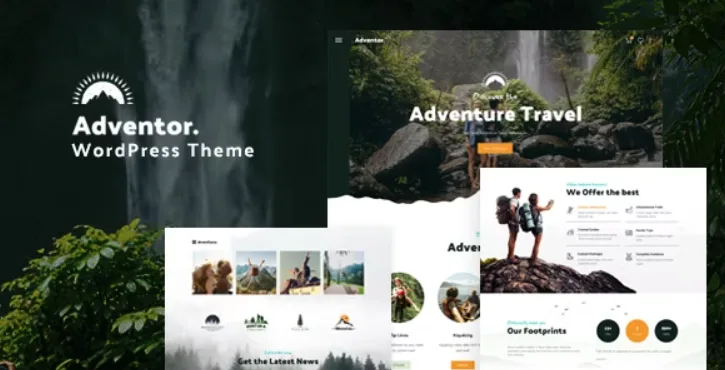 Adventor – Travel Adventure, Tourism WordPress Theme