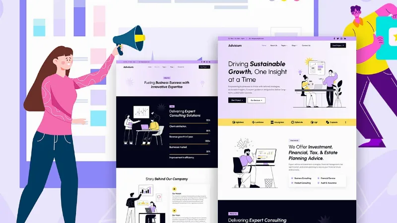 Advisium – Consultant & Consulting Elementor Template Kit