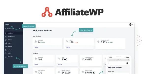 AffiliateWP Marketing WordPress Plugin