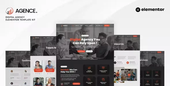 Agence Digital Agency Elementor Template Kit