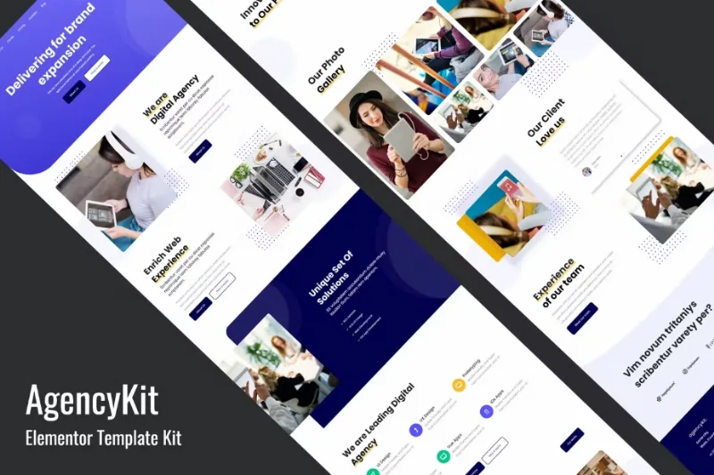 Agency – Portfolio Elementor Template Kit