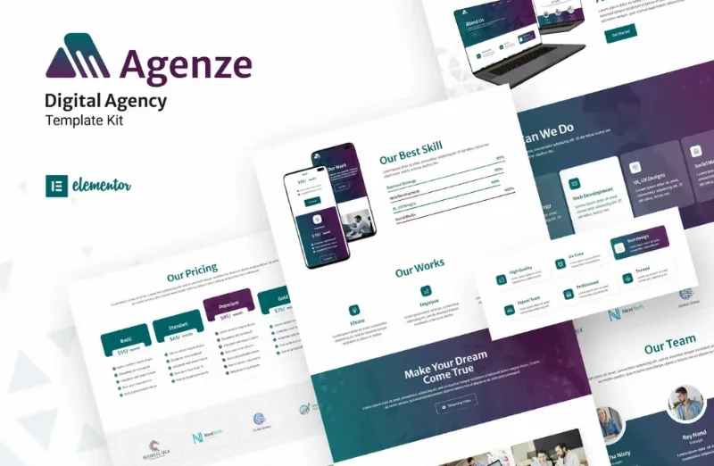 Agenze – The Digital Agency Elementor Template