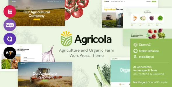 Agricola – Agriculture & Organic Farm Theme