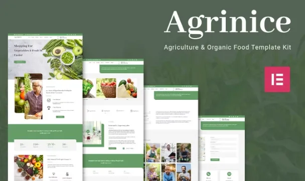 Agrinice – Agriculture & Organic Food Elementor Template