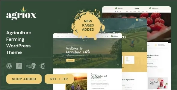 Agriox – Agriculture Farming WordPress Theme