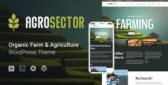 Agrosector – Agriculture & Organic Food WordPress Theme