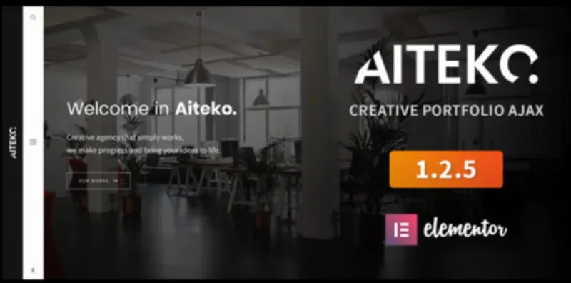 Aiteko – Creative Portfolio Ajax Elementor WordPress Theme