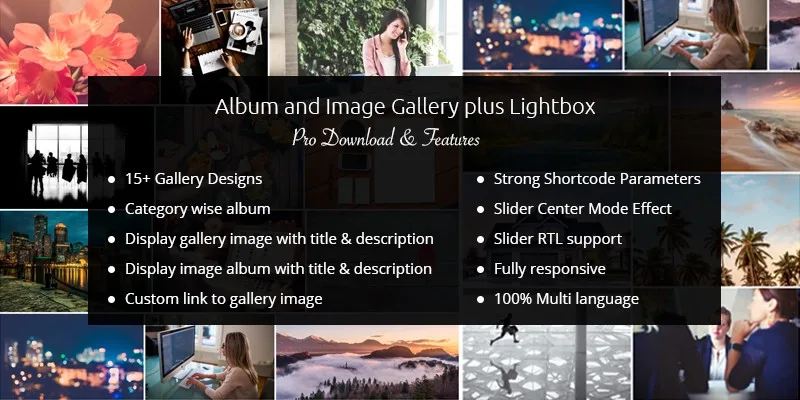 Album and Image Gallery Plus Lightbox Pro
