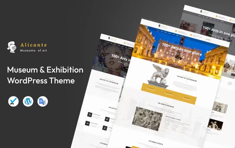 Alicante – Museum & Exhibition WordPress Theme