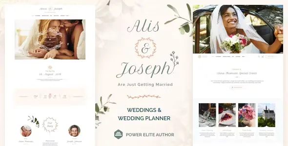 Alis Wedding Planner WordPress Theme