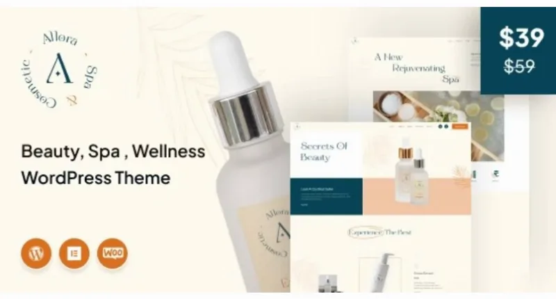Allora – Beauty Spa & Cosmetic WordPress Theme