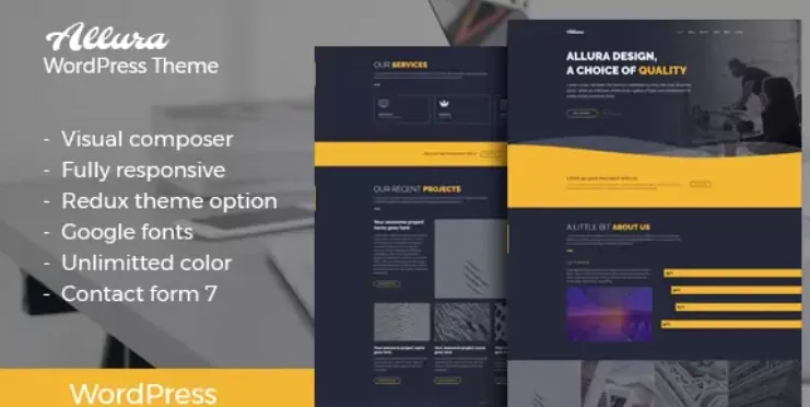 Allura – Portfolio WordPress Theme