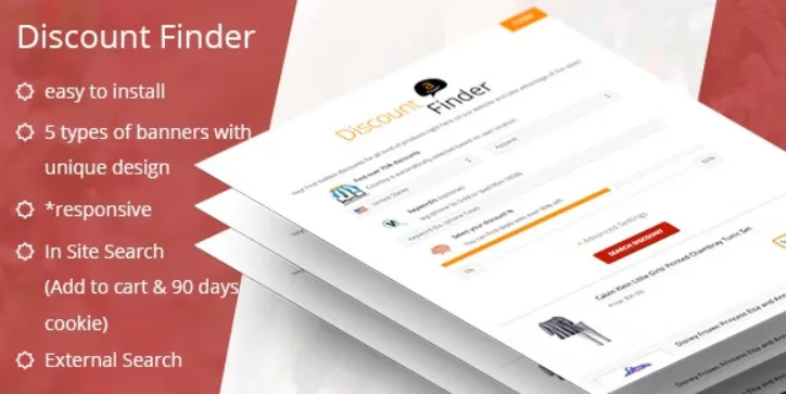 Amazon Discount Finder - Wordpress Plugin