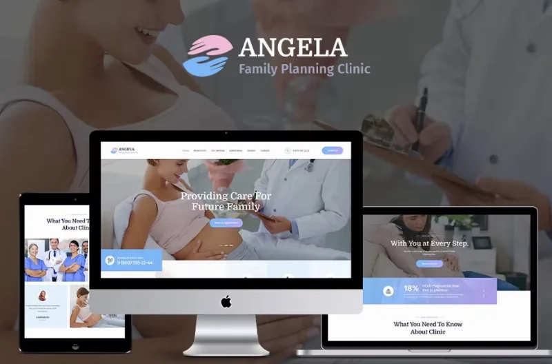 Angela – Family Planning Clinic WordPress Theme
