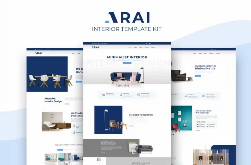 Arai | Interior & Furniture Elementor Template