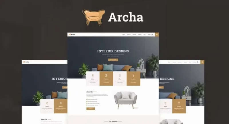 Archa – Interior Design & Architecture Elementor Template
