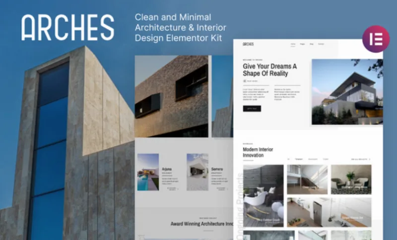 Arches – Minimal Architecture & Interior Design Elementor Template