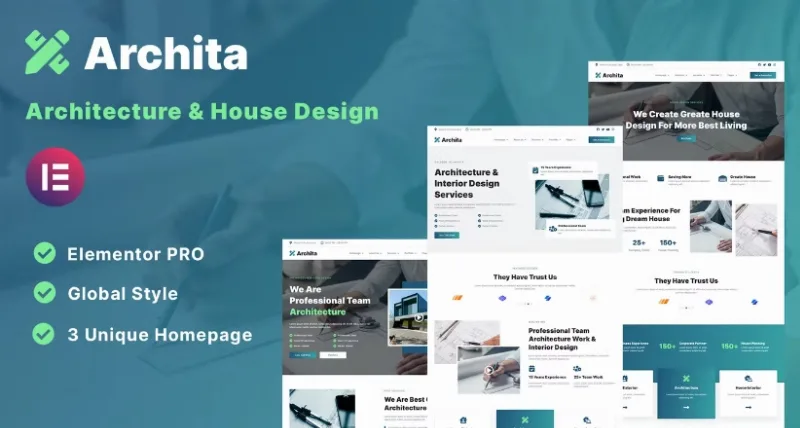 Archita – Architecture & Interior Design Elementor Template