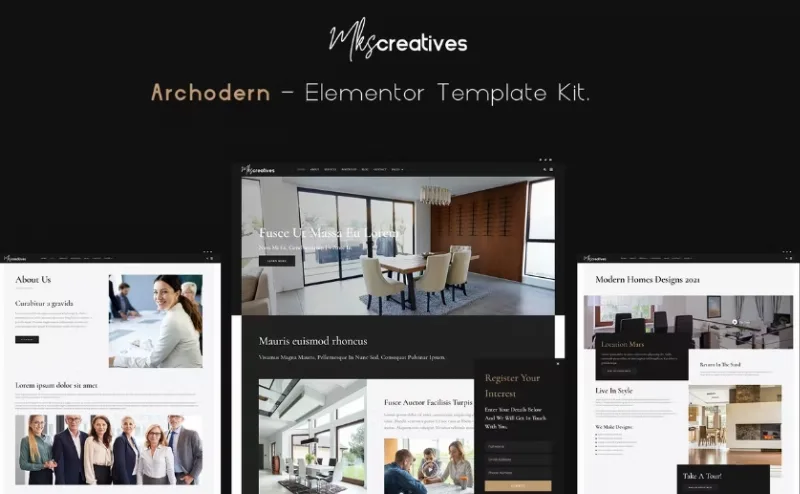Archodern – Interior & Architecture Elementor Template