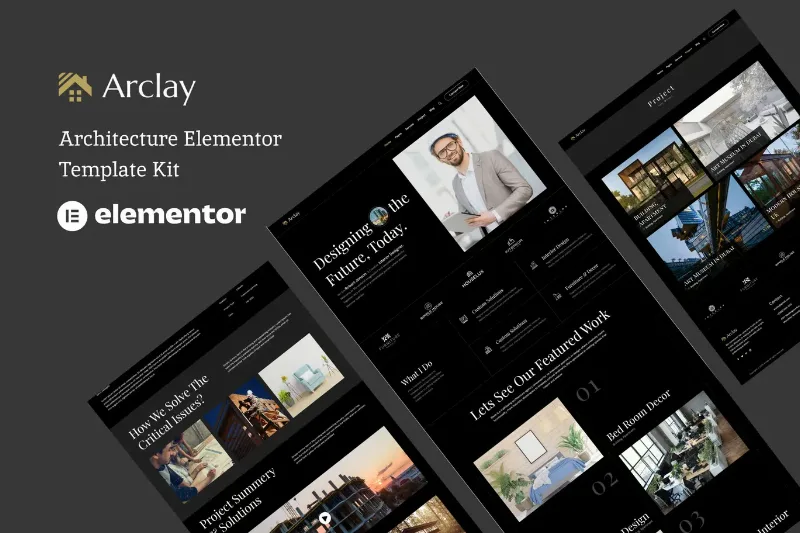 Arclay – Architecture Elementor Template Kit