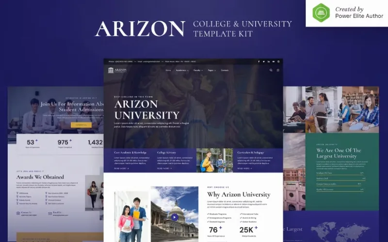 Arizon – College & University Elementor Template
