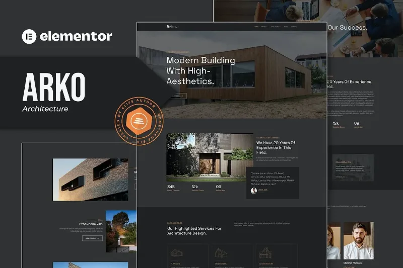 Arko – Architecture Elementor Template
