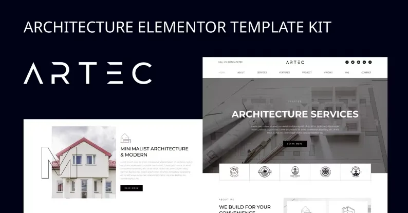 Artec – Architecture Elementor Template