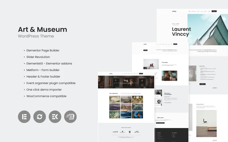 Artey – Art & Museum WordPress Theme