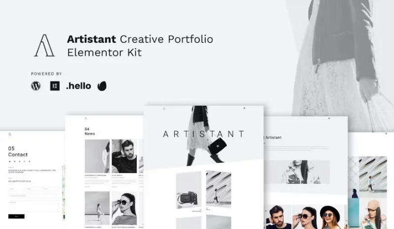 Artistant – Creative Photography Portfolio Elementor Template