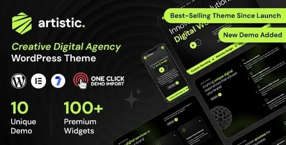 Artistic - Digital Marketing Agency WordPress Theme