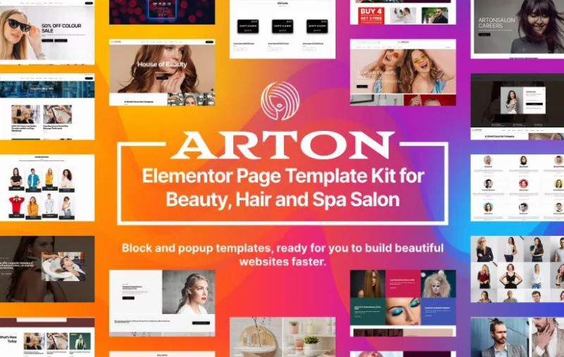 Arton – Beauty & Spa Salon Template