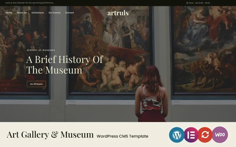 Artruls – Gallery & Museum WordPress Theme