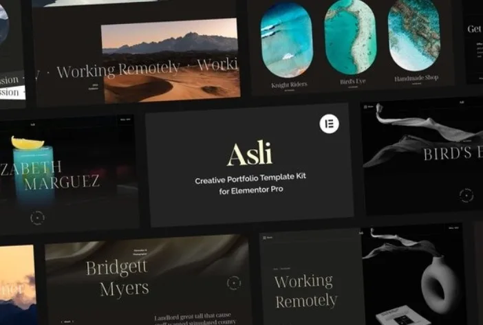 Asli – Creative Portfolio Elementor Pro Template