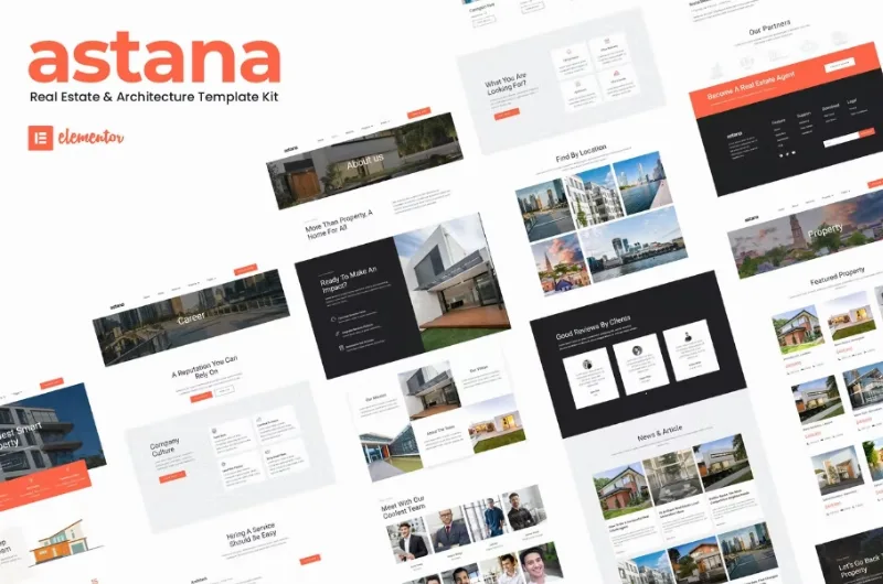 Astana – Real Estate & Architecture Elementor Template