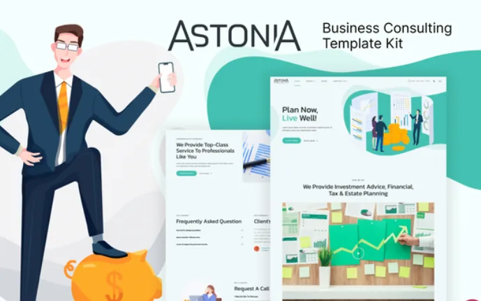 Astonia – Business Consulting Elementor Template