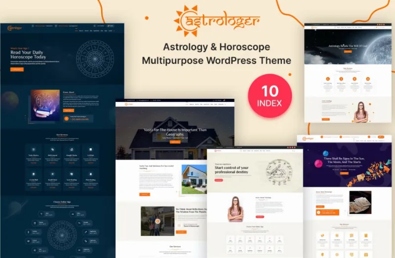 Astrologer – Horoscope & Palmistry WordPress Theme