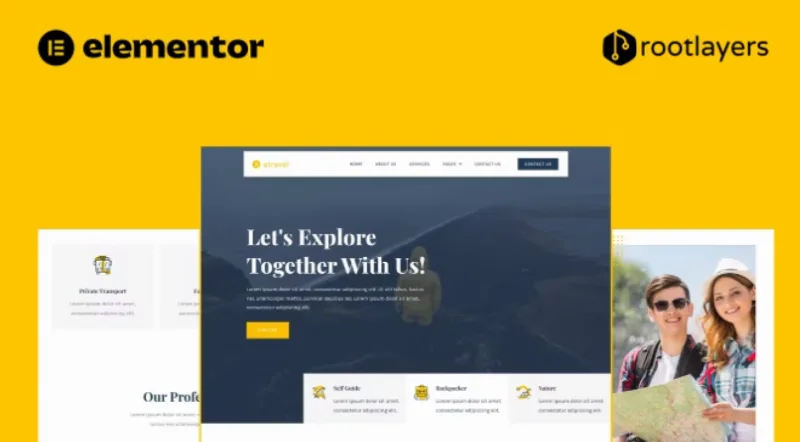 Atravel – Travel Agency Elementor Pro Full Site Template