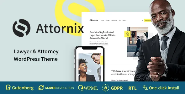 Attornix – Attorney & Lawyer WordPress Theme