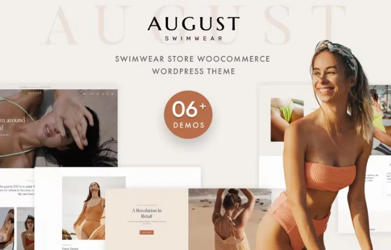 August – Swimwear WooCommerce WordPress Theme