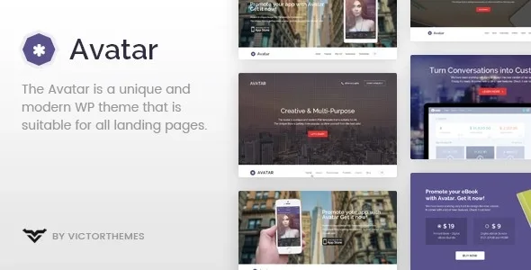 Avatar – One & Multi Page Parallax WordPress Theme