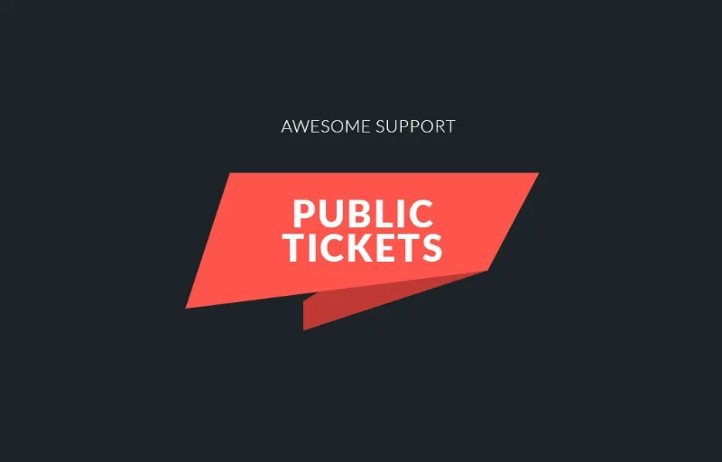 Awesome Support: Public Tickets