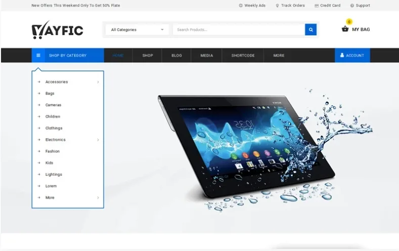 Ayfic – Multipurpose Mega WooCommerce Theme