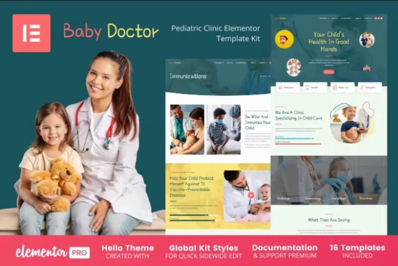 Baby Doctor – Pediatric Clinic Elementor Template