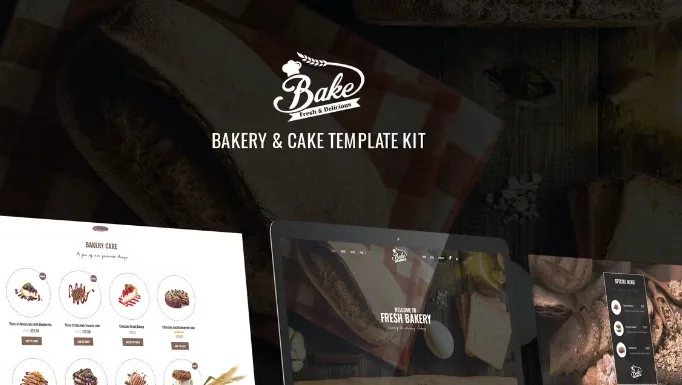 Bake – Bakery & Cake Elementor Template