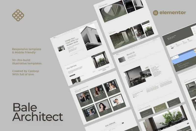 Bale – Architect Elementor Template