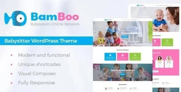 BamBoo – Child Care & Kids Babysitting Children WordPress Theme