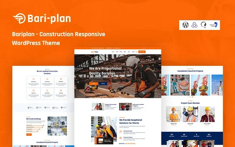 Bariplan – Construction Responsive WordPress Theme